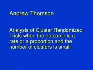 Andrew Thomson