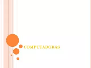 computadoras