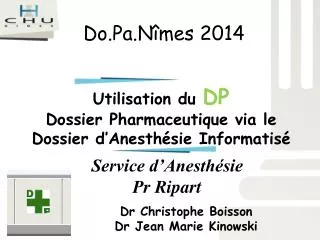 service d anesth sie pr ripart