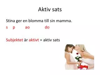 aktiv sats