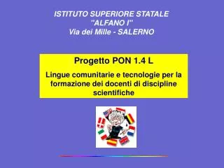 Progetto PON 1.4 L