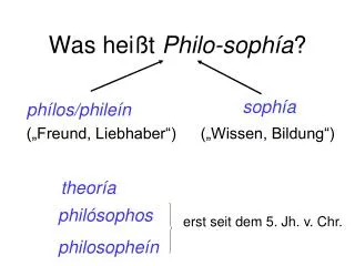 was hei t philo soph a