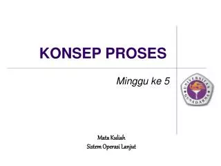 konsep proses