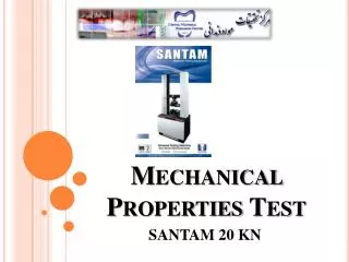 mechanical properties test
