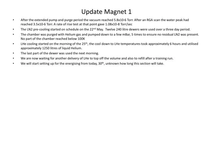 update magnet 1