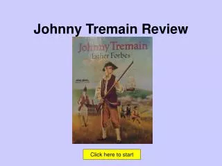 Johnny Tremain Review