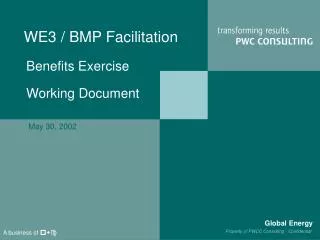 WE3 / BMP Facilitation