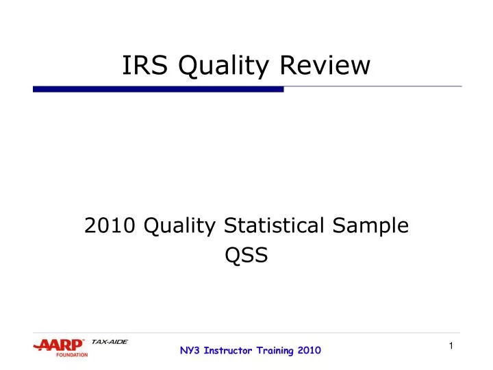 irs quality review
