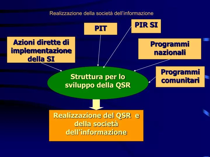 realizzazione della societ dell informazione