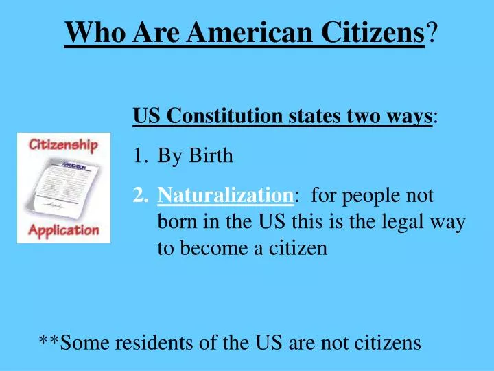 who are american citizens