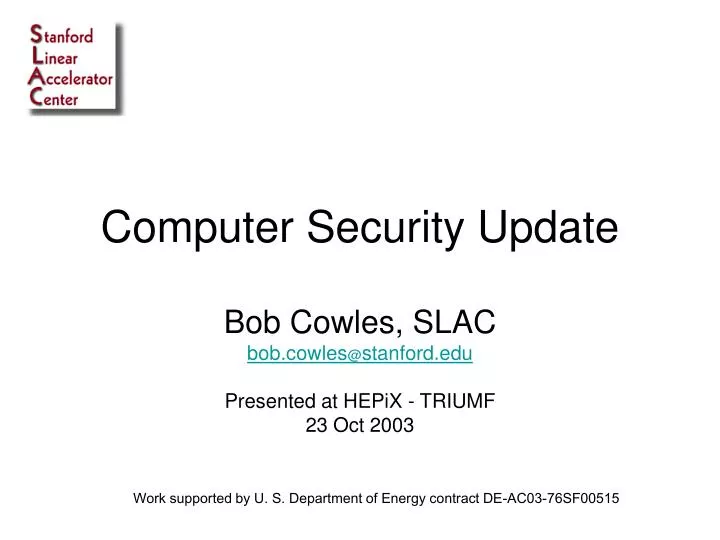 computer security update