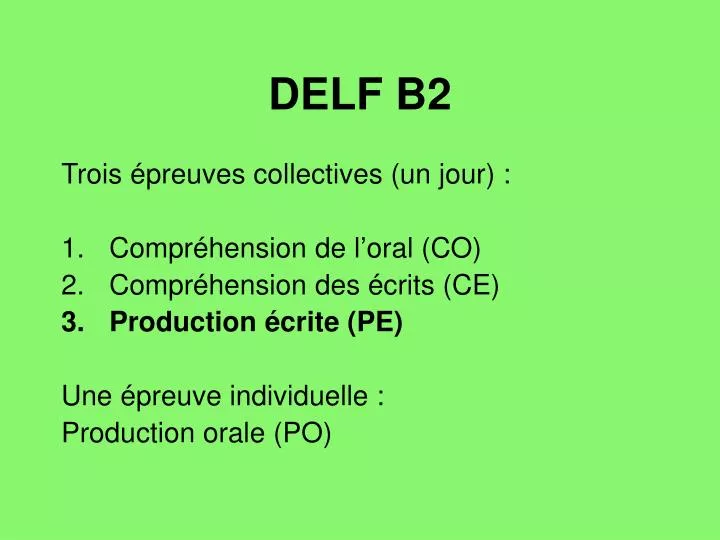 delf b2