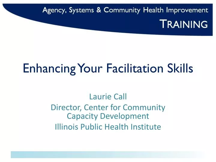 enhancing your facilitation skills
