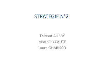 strategie n 2
