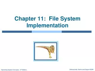 chapter 11 file system implementation
