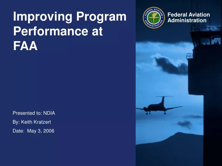 improving program performance at faa