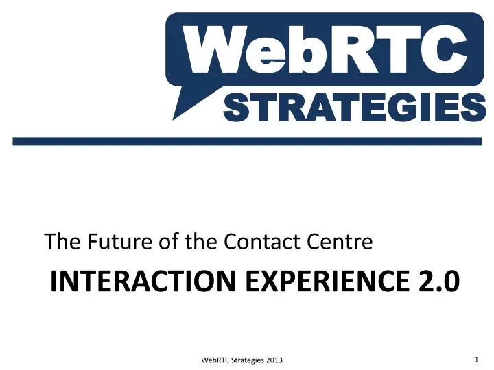 interaction experience 2 0