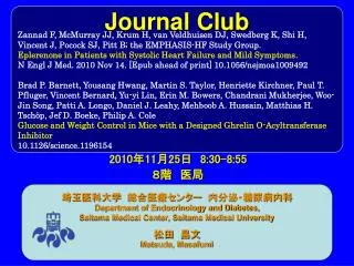 Journal Club