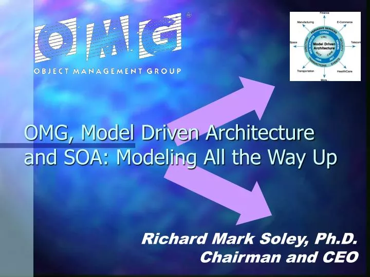 omg model driven architecture and soa modeling all the way up