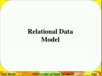 Relational Data Model - slide 1