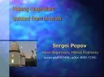 Making magnetars: isolated from binaries - slide 1