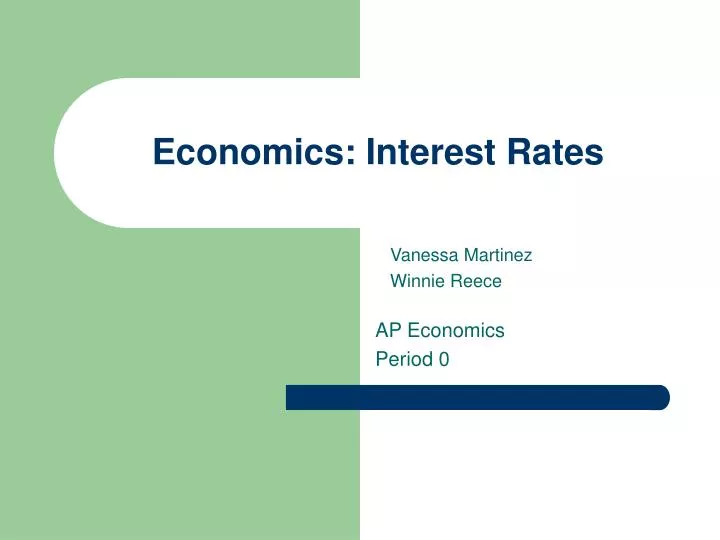 economics interest rates