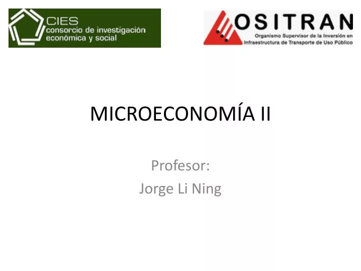 microeconom a ii