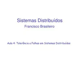 sistemas distribu dos