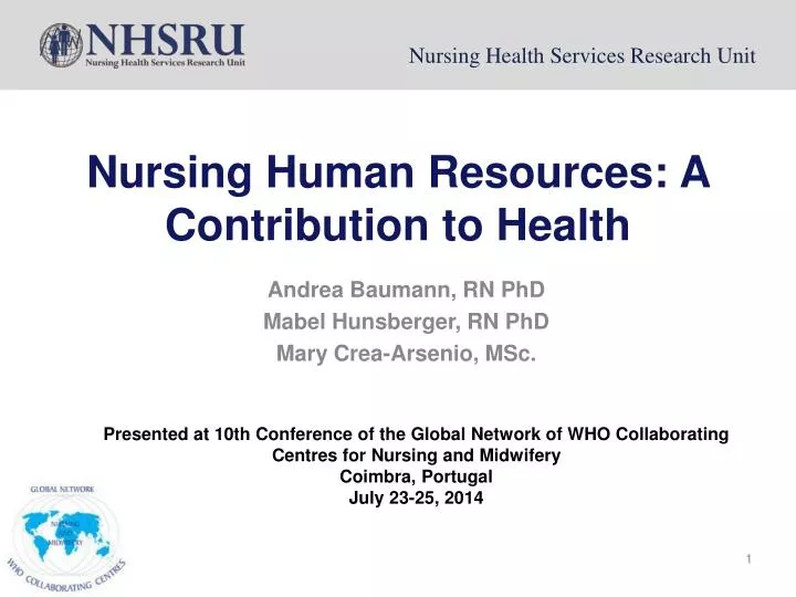 nursing human resources a contribution to health