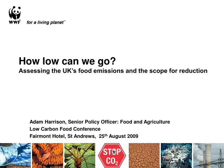 how low can we go assessing the uk s food emissions and the scope for reduction