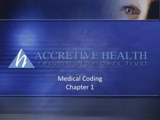 Medical Coding Chapter 1