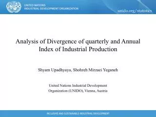 Analysis of Divergence of quarterly and Annual Index of Industrial Production