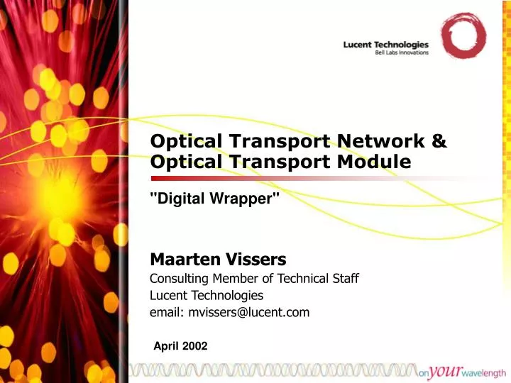optical transport network optical transport module