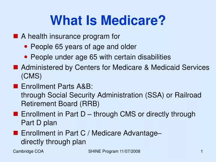what is medicare