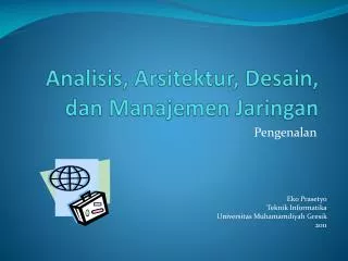 analisis arsitektur desain dan manajemen jaringan