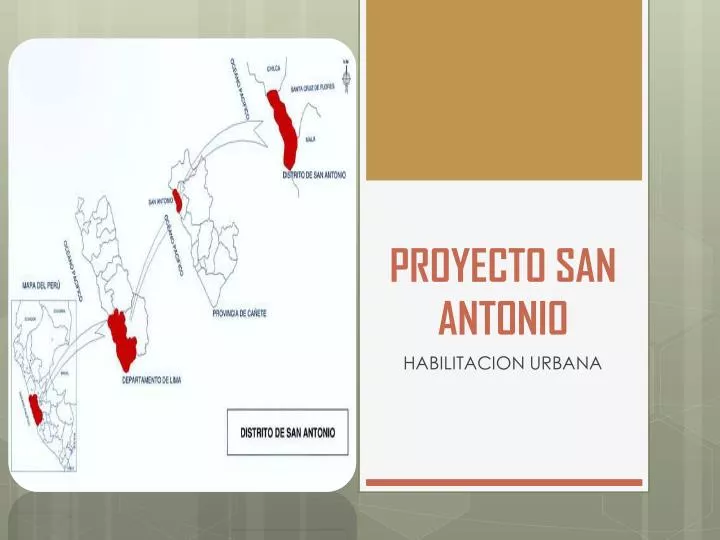 proyecto san antonio