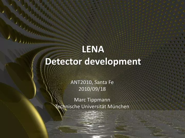 lena detector development