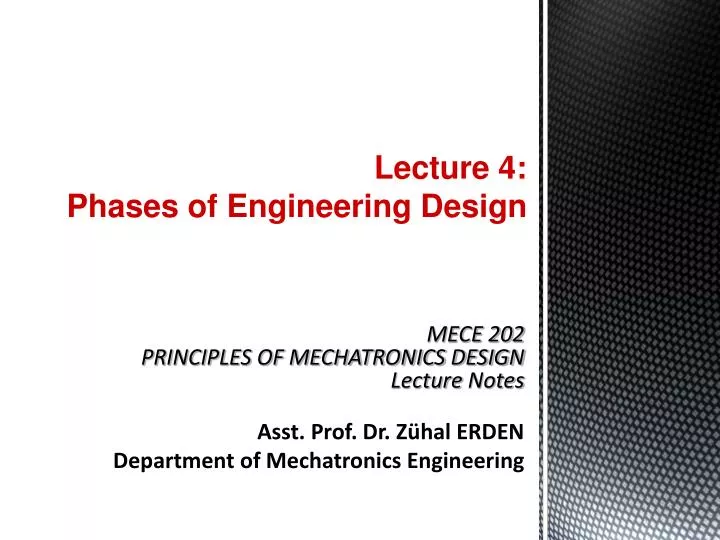 lecture 4 phases of engineering design