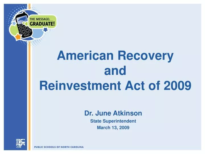 american recovery and reinvestment act of 2009