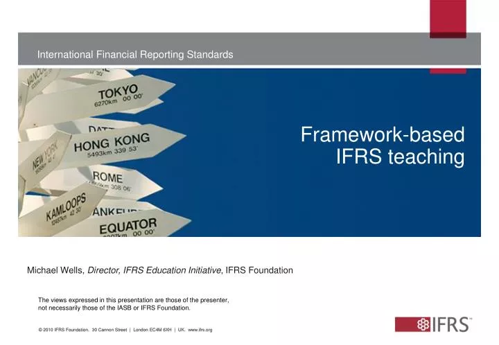 framework based ifrs teaching