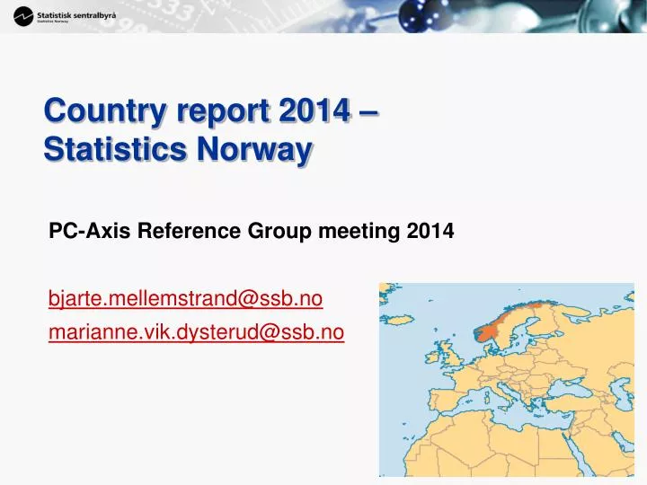 country report 2014 statistics norway