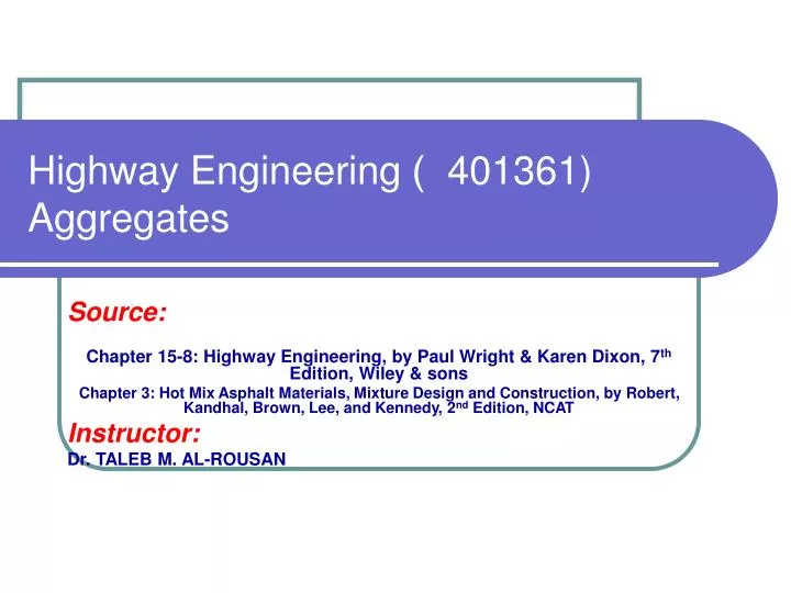 highway engineering 401361 aggregates