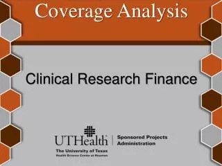 Clinical Research Finance