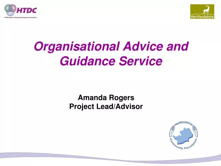 organisational advice and guidance service