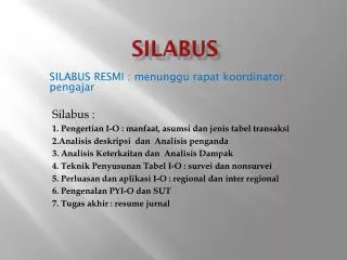 silabus
