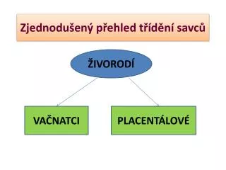 zjednodu en p ehled t d n savc