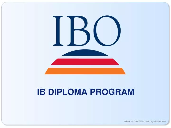ib diploma program