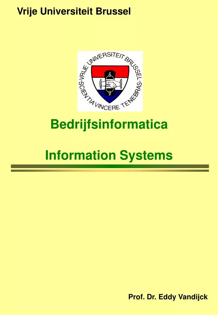 bedrijfsinformatica information systems