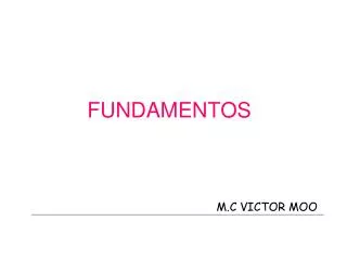 fundamentos