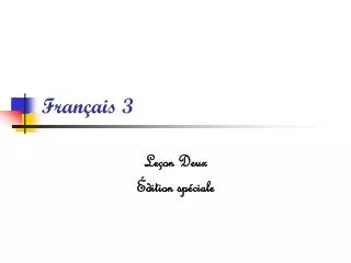 fran ais 3